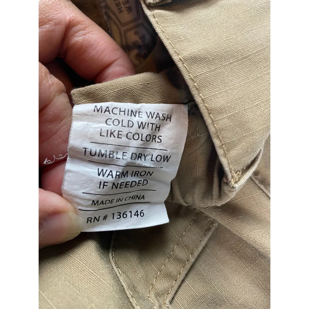 LA Police Gear Atlas Tactical Pants Mens 38x30‎ Coyote Brown Ripstop Cargo LAPG